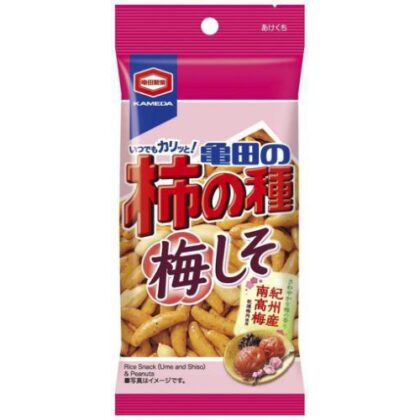 亀田 柿の種 梅しそ５７ｇ  【購入入数１２個】