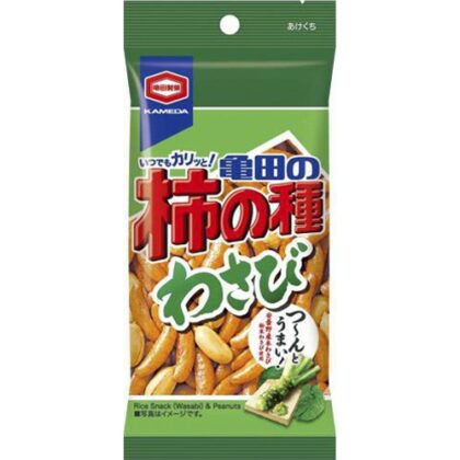 亀田 柿の種 わさび５７ｇ △ 【購入入数１２個】