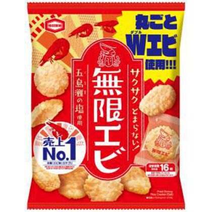 亀田 無限エビ ７３ｇ  【購入入数１２個】