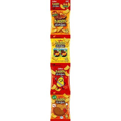 カルビー サッポロポテトバーベＱあじミニ４ □お取り寄せ品 【購入入数１０個】