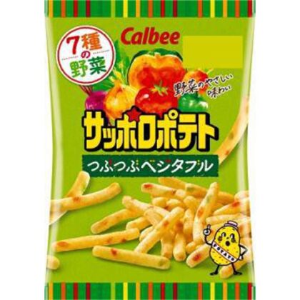 カルビー ２４ｇサッポロポテトつぶつぶベジタブル  【購入入数２４個】