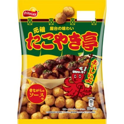 カルビー 元祖たこやき亭昔ながらのソース味 ５５ｇ △ 【購入入数１２個】
