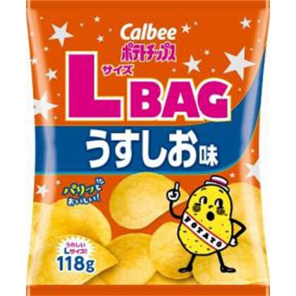 カルビー ポテトＬサイズＢＡＧうすしお味１１８ｇ □お取り寄せ品 【購入入数１２個】