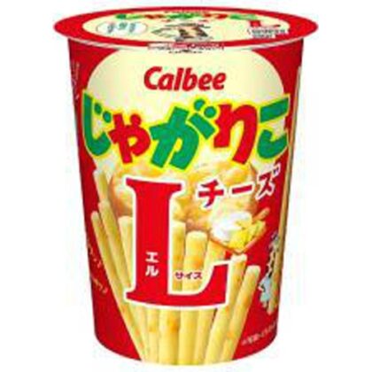 カルビー じゃがりこ チーズＬサイズ６６ｇ △ 【購入入数１２個】
