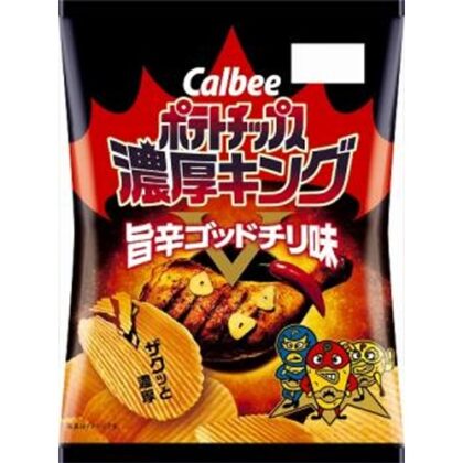 カルビー ポテト 濃厚キング旨辛ゴッドチリ５５ｇ □お取り寄せ品 【購入入数１２個】