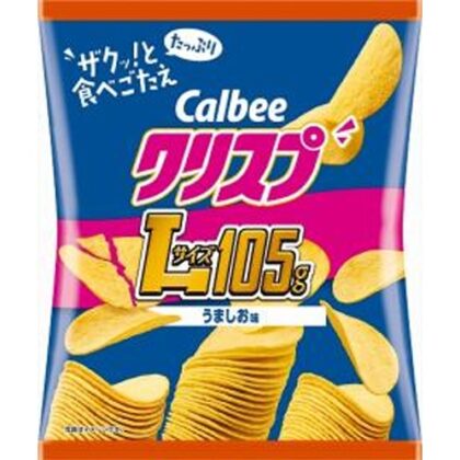 カルビー クリスプ うましお味１０５ｇ □お取り寄せ品 【購入入数１２個】