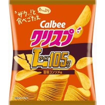 カルビー クリスプ 旨味コンソメ味１０５ｇ □お取り寄せ品 【購入入数１２個】