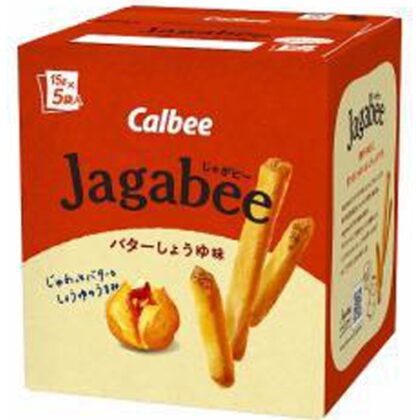 カルビー Ｊａｇａｂｅｅ バターしょうゆ味７５ｇ △ 【購入入数１２個】