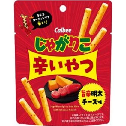 カルビー じゃがりこ辛いやつ 旨辛明太チーズ３８ｇ □お取り寄せ品 【購入入数１２個】