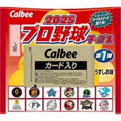 カルビー ２０２５プロ野球チップス ２２ｇ □お取り寄せ品 【購入入数２４個】