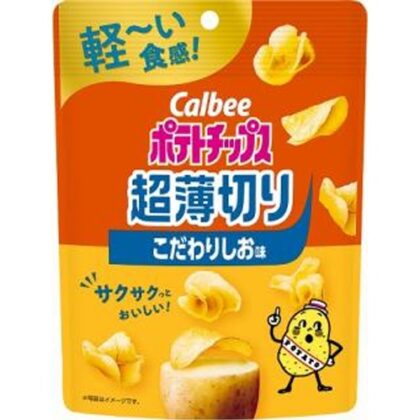 カルビー ポテト超薄切り こだわりしお味４０ｇ □お取り寄せ品 【購入入数１２個】