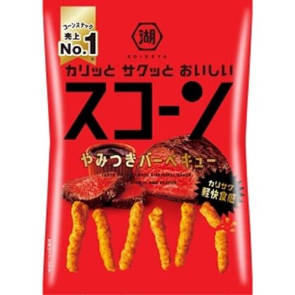 湖池屋 スコーン やみつきバーベキュー７３ｇ △ 【購入入数１２個】