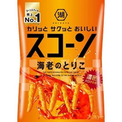 湖池屋 スコーン 海老のとりこ７０ｇ △ 【購入入数１２個】