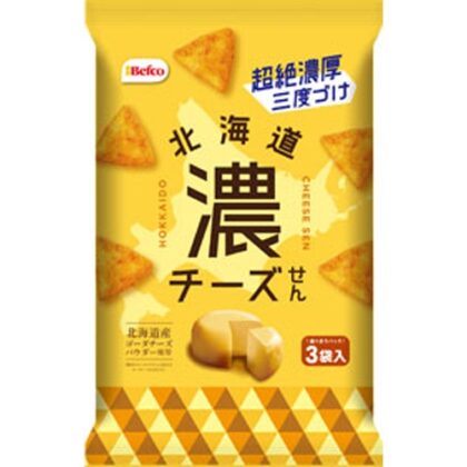 栗山米菓 北海道濃チーズせん １７ｇ×３袋入 □お取り寄せ品 【購入入数１２個】