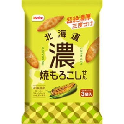 栗山米菓 北海道濃焼もろこしせん １７ｇ×３袋入 □お取り寄せ品 【購入入数１２個】