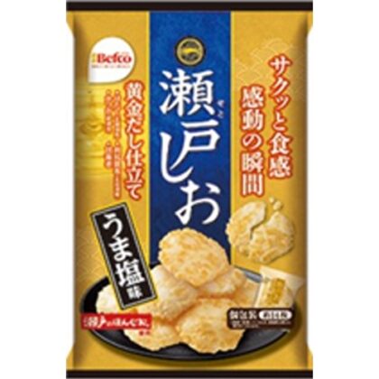 栗山米菓 瀬戸しお うま塩味７２ｇ □お取り寄せ品 【購入入数１２個】