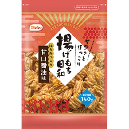 栗山米菓 １４０ｇ揚げもち日和甘口醤油味 □お取り寄せ品 【購入入数１２個】