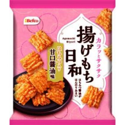 栗山米菓 揚げもち日和（甘口醤油味）６５ｇ 【今月の特売 菓子】 □お取り寄せ品 【購入入数１６個】
