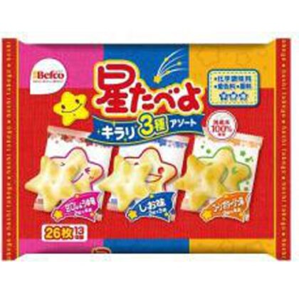 栗山米菓 星たべよ３種アソート ２６枚 △ 【購入入数１０個】