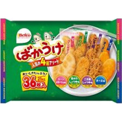 栗山米菓 Ｎばかうけアソート ３６枚 【今月の特売 菓子】 【購入入数１０個】