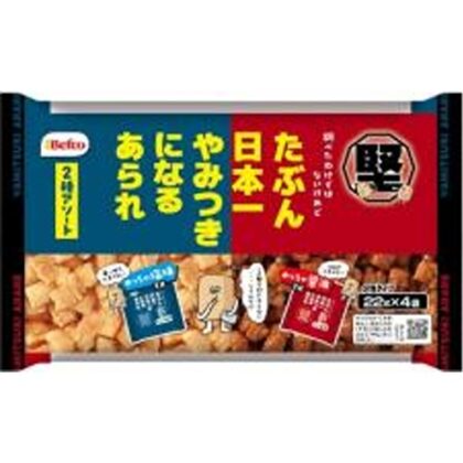 栗山米菓 たぶんやみつきになるあられアソート ４袋 【今月の特売 菓子】 △ 【購入入数１２個】