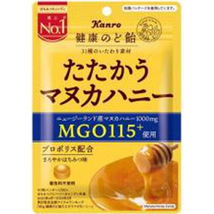 カンロ 健康のど飴たたかうマヌカハニー ８０ｇ △ 【購入入数６個】