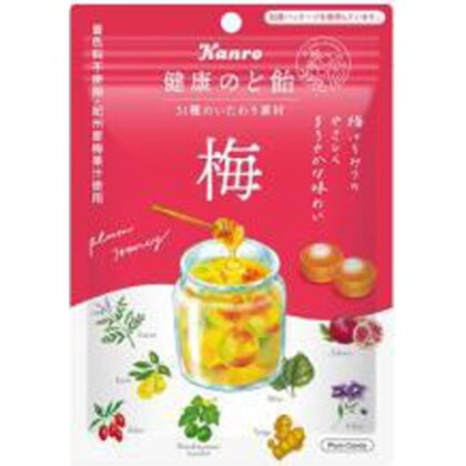 カンロ 健康のど飴梅 ９０ｇ △ 【購入入数６個】