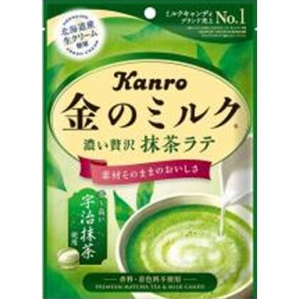 カンロ 金のミルクキャンディ抹茶ラテ ６１ｇ △ 【購入入数６個】
