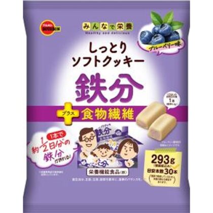 ブルボン しっとりソフトクッキー鉄分２９３ｇ □お取り寄せ品 【購入入数１２個】