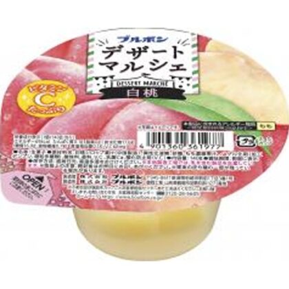 ブルボン デザートマルシェ 白桃１４０ｇ □お取り寄せ品 【購入入数７２個】