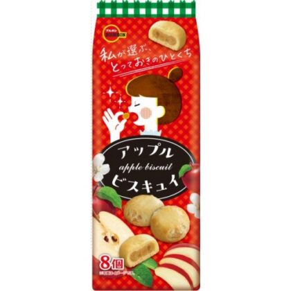 ブルボン アップルビスキュイ ８個 △ 【購入入数２４個】