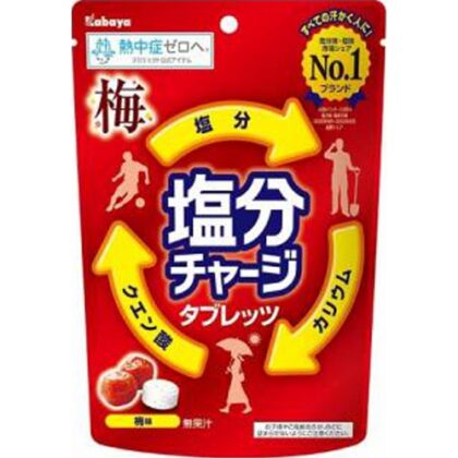 カバヤ 塩分チャージタブレッツ梅８１ｇ  【購入入数６個】