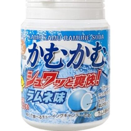 かむかむ シュワッと爽快！ラムネ味ボトル１２０ｇ □お取り寄せ品 【購入入数３６個】