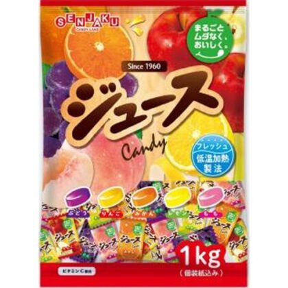 扇雀飴 １ｋｇジュースキャンデー  【購入入数８個】