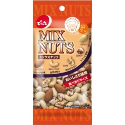 でん六 ミックスナッツ ３４ｇ 【新商品 6/4 発売】 □お取り寄せ品 【購入入数１０個】