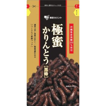 東京カリント 蜂蜜かりんとう極蜜黒蜂１１０ｇ □お取り寄せ品 【購入入数１２個】