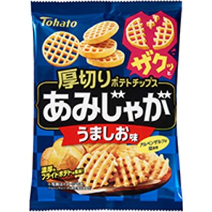 東ハト あみじゃが うましお味５５ｇ △ 【購入入数１２個】