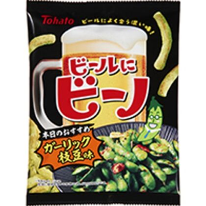 東ハト ビールにビーノ ガーリック枝豆味５１ｇ 【新商品 7/7 発売】 △ 【購入入数１２個】
