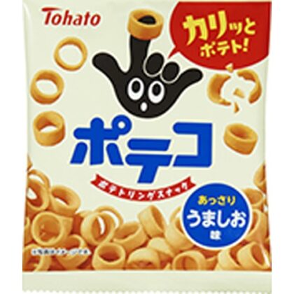 東ハト ポテコ うましお味２１ｇ 【新商品 6/2 発売】 △ 【購入入数５６個】