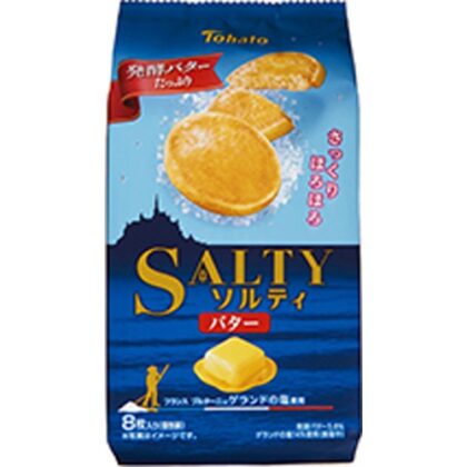 東ハト ソルティ バター ８枚 △ 【購入入数１２個】