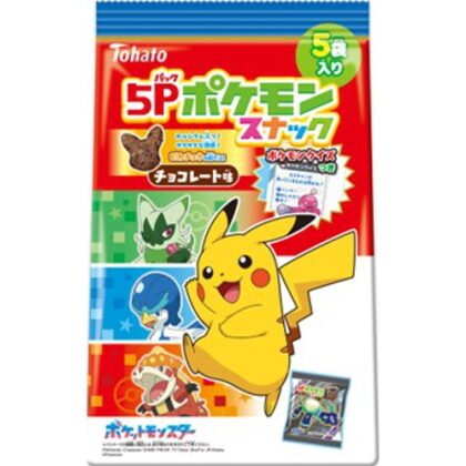 東ハト ５Ｐポケモンスナック チョコレート味 □お取り寄せ品 【購入入数１２個】