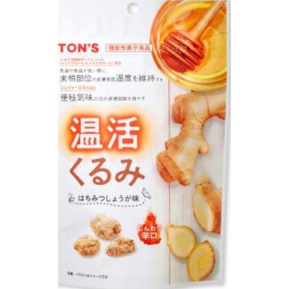 東洋ナッツ 温活くるみ はちみつしょうが味６４ｇ □お取り寄せ品 【購入入数１０個】