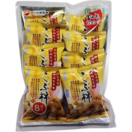 日の出屋 こぶ柿 １３ｇ×８袋 △ 【購入入数１２個】