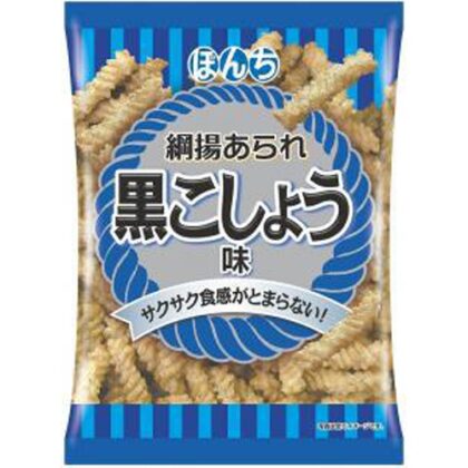 ぼんち 綱揚げあられ黒こしょう味５２ｇ □お取り寄せ品 【購入入数２０個】