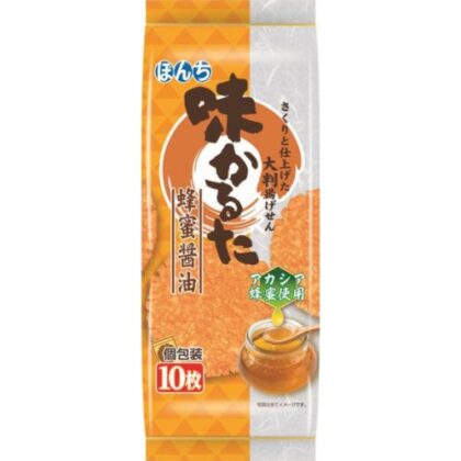 ぼんち １０枚味かるた蜂蜜醤油 △ 【購入入数１０個】