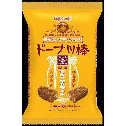 フジバンビ 森永ミルクキャラメルドーナツ棒８本 □お取り寄せ品 【購入入数１２個】