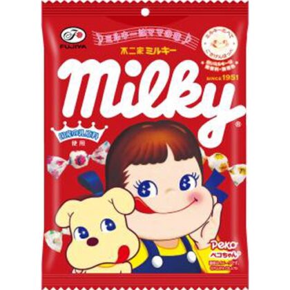 不二家 ミルキー袋 １００ｇ △ 【購入入数６個】【数量限定】◆
