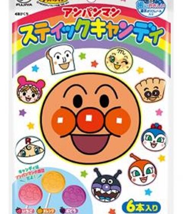 不二家 アンパンマンスティックキャンディ ６本 □お取り寄せ品 【購入入数１４４個】【数量限定】◆