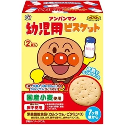 不二家 アンパンマン幼児用ビスケット ８４ｇ 【販売制限商品】 △ 【購入入数５個】【数量限定】◇