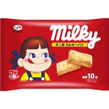 不二家 ミルキーパイ ８７ｇ 【新商品 7/1 発売】 □お取り寄せ品 【購入入数１８個】【数量限定】◇
